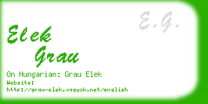 elek grau business card